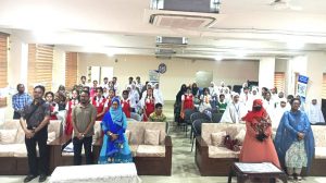 Girl students Farhana Islam and Ivy recited today’s oath, envisioning an inclusive society for every girl child